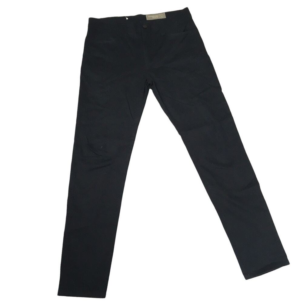 Standard Cloth Skinny Pants Flat Front Zip Fly Cotton Stretch Men's 32x32 Casual